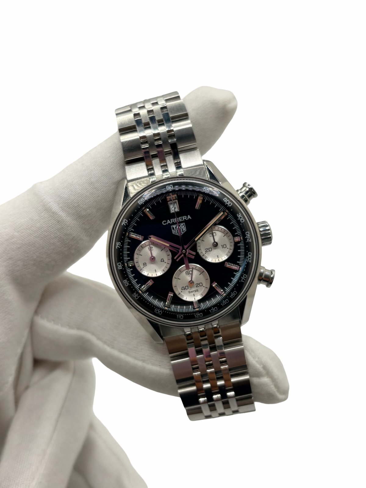 TAG Heuer "Carrera Chronograph" Watch in Stainless Steel