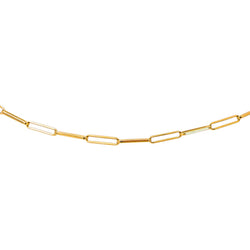 Yellow Gold Forçat Link Necklace
