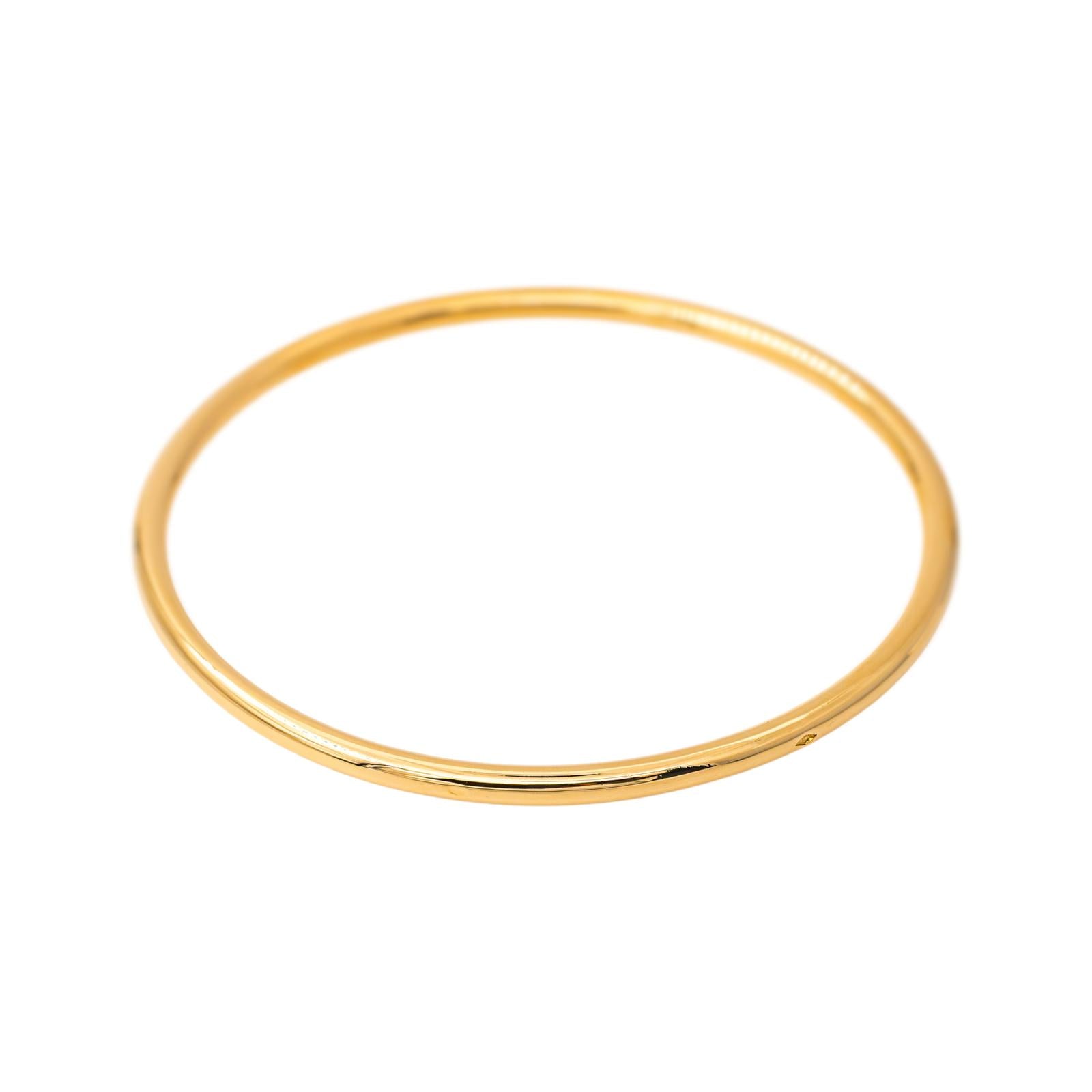 Yellow Gold Bangle Bracelet