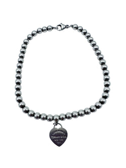 TIFFANY & CO. "Return to Tiffany" Silver Pearl Bracelet