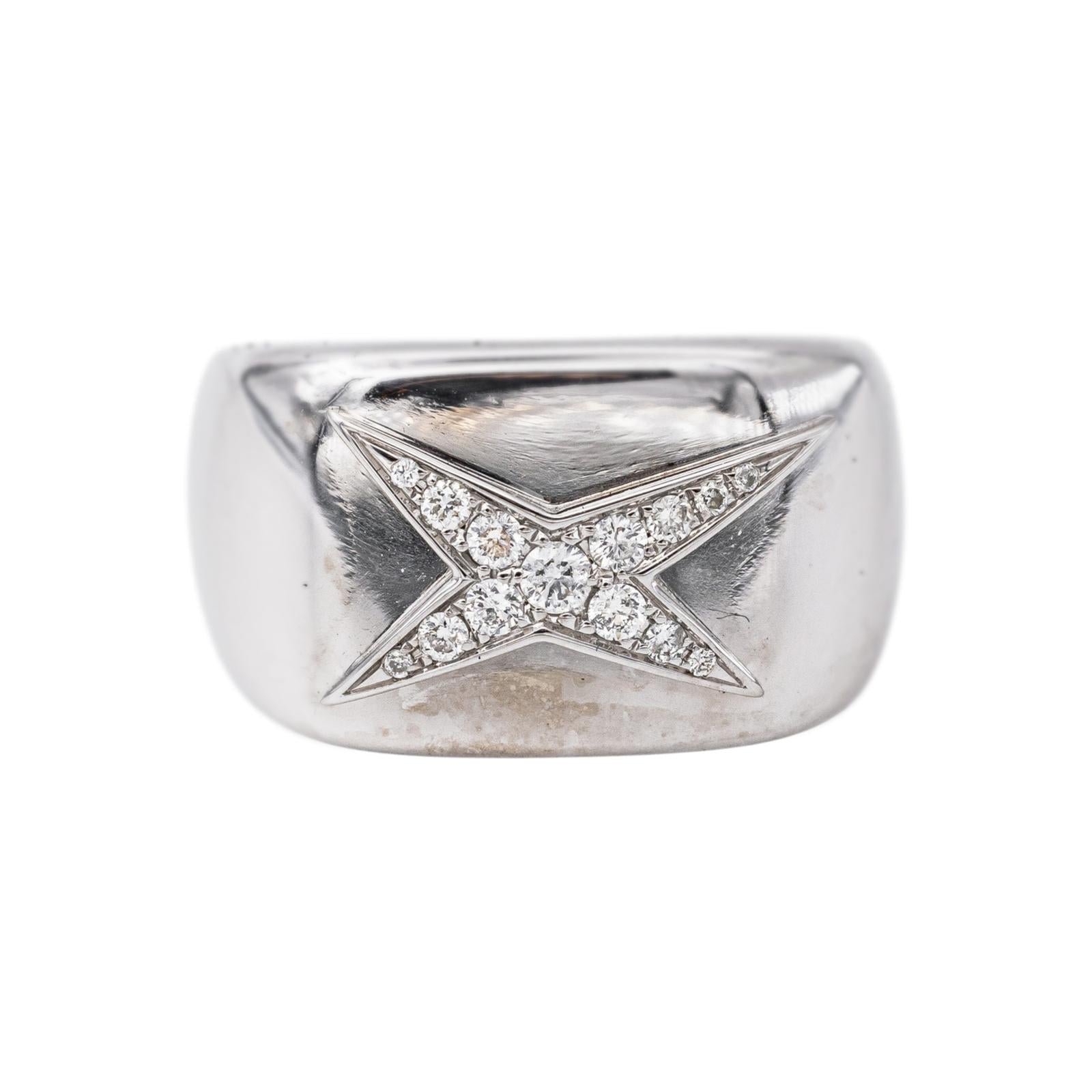 Mauboussin Bague Etoile Divine Or blanc