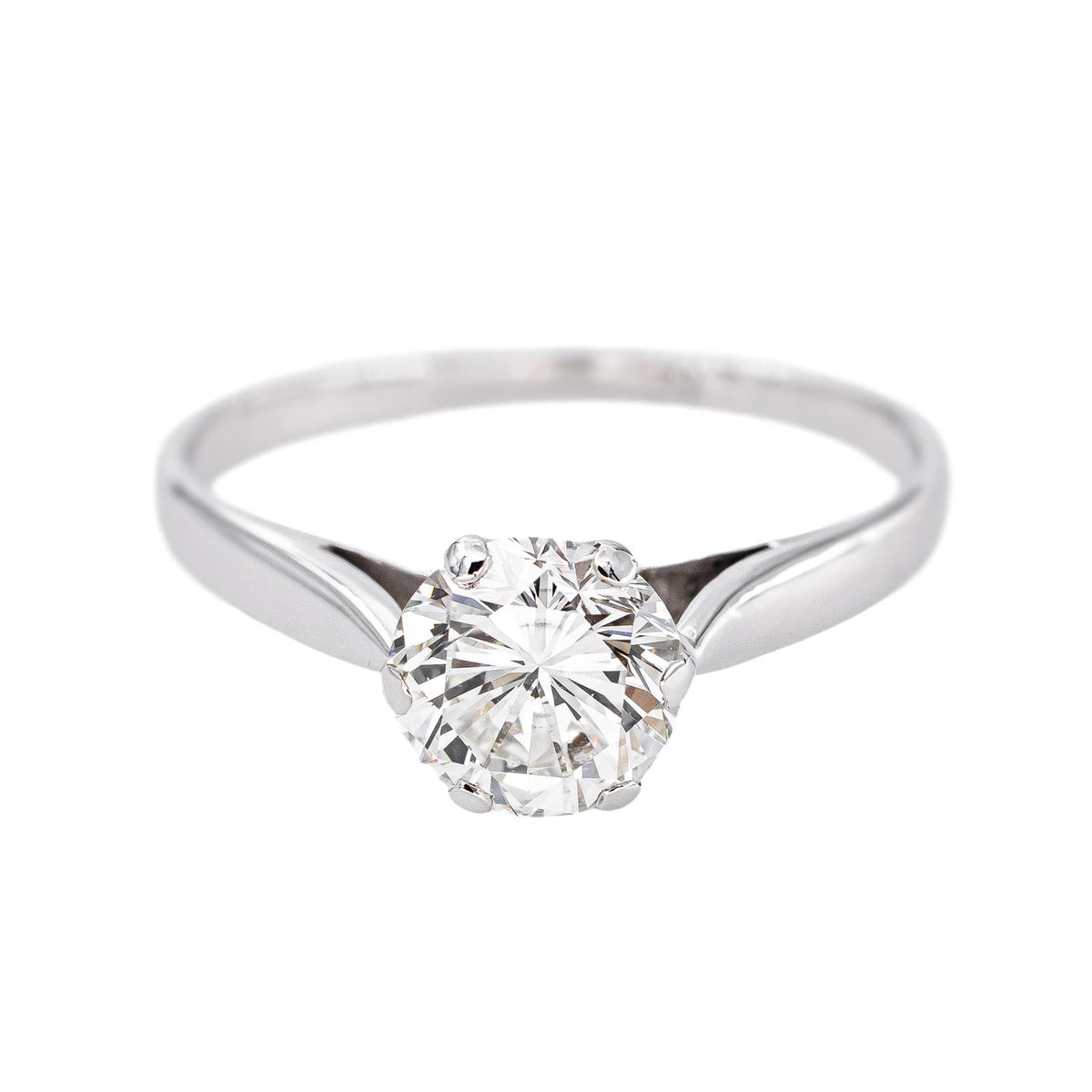 Bague Solitaire  Or blanc Diamant