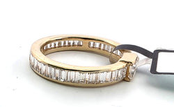 VERETTA Wedding Band in Yellow gold and Diamonds