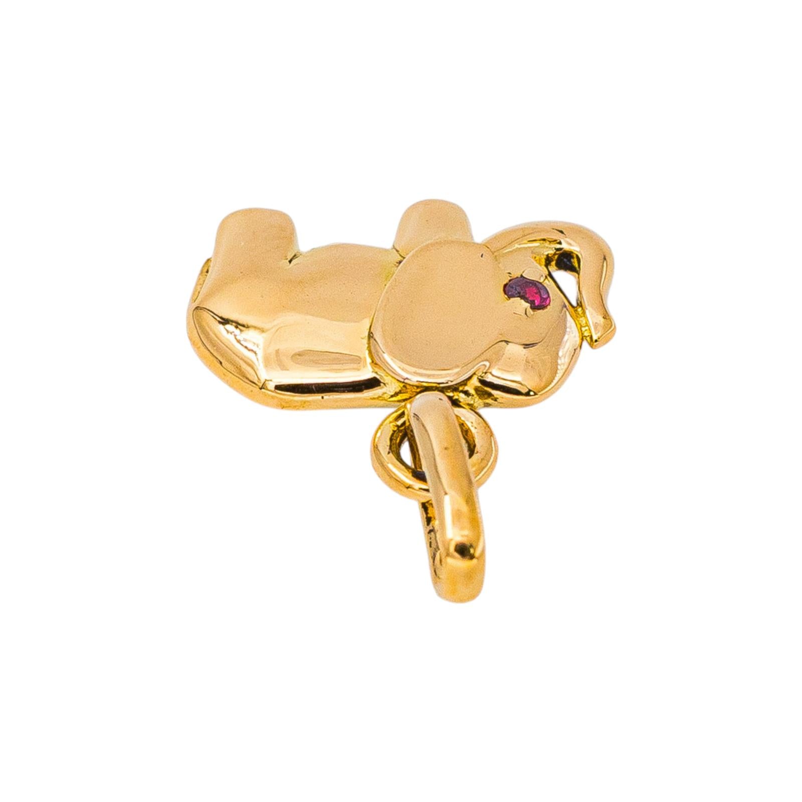 Dodo Pomellato  Pendant   Yellow gold  Ruby