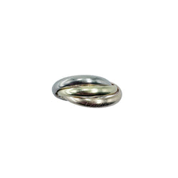 CARTIER "Trinity" Ring in white gold, yellow gold, and rose gold
