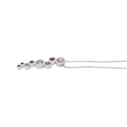 Collier Maille forçat Or blanc Diamant