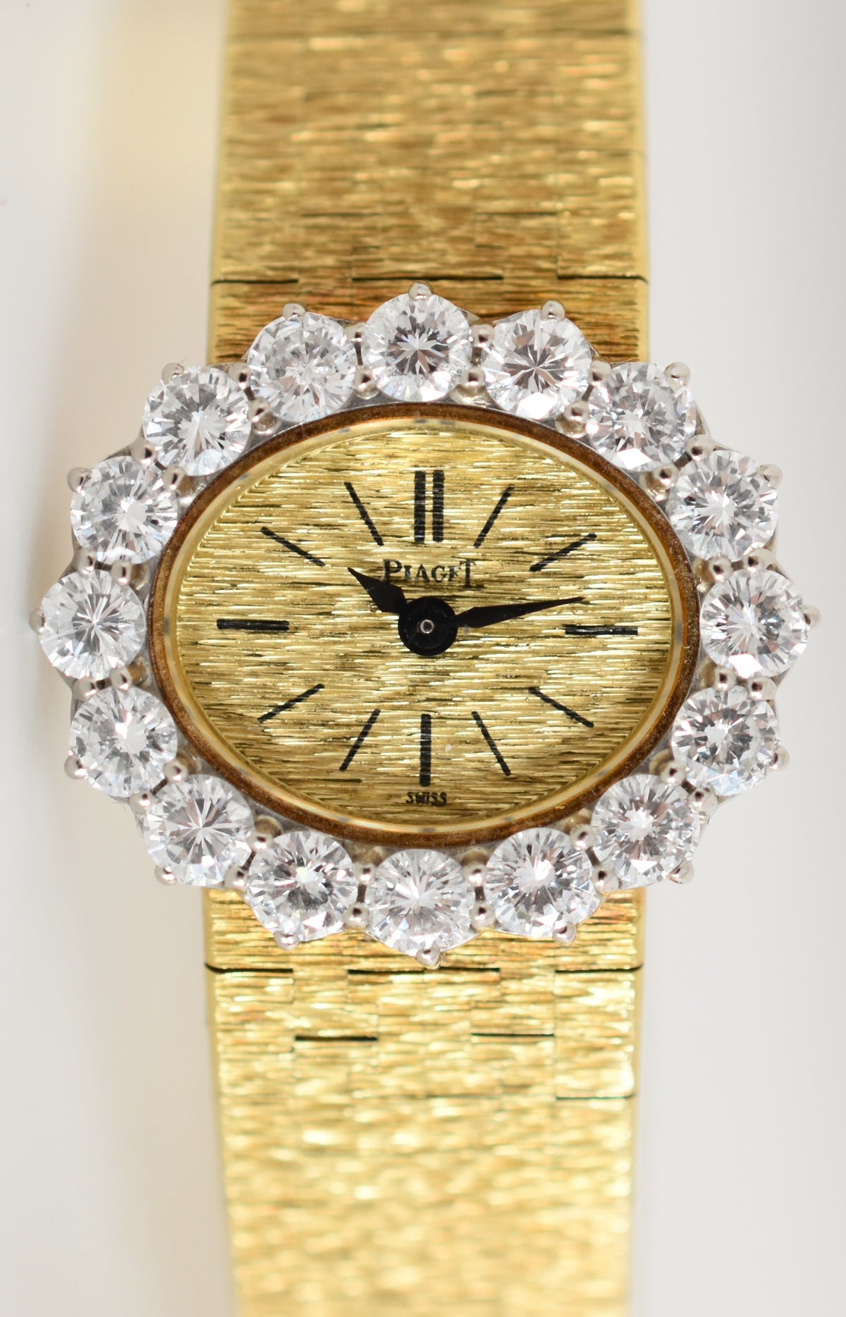 PIAGET watch in yellow gold and diamonds