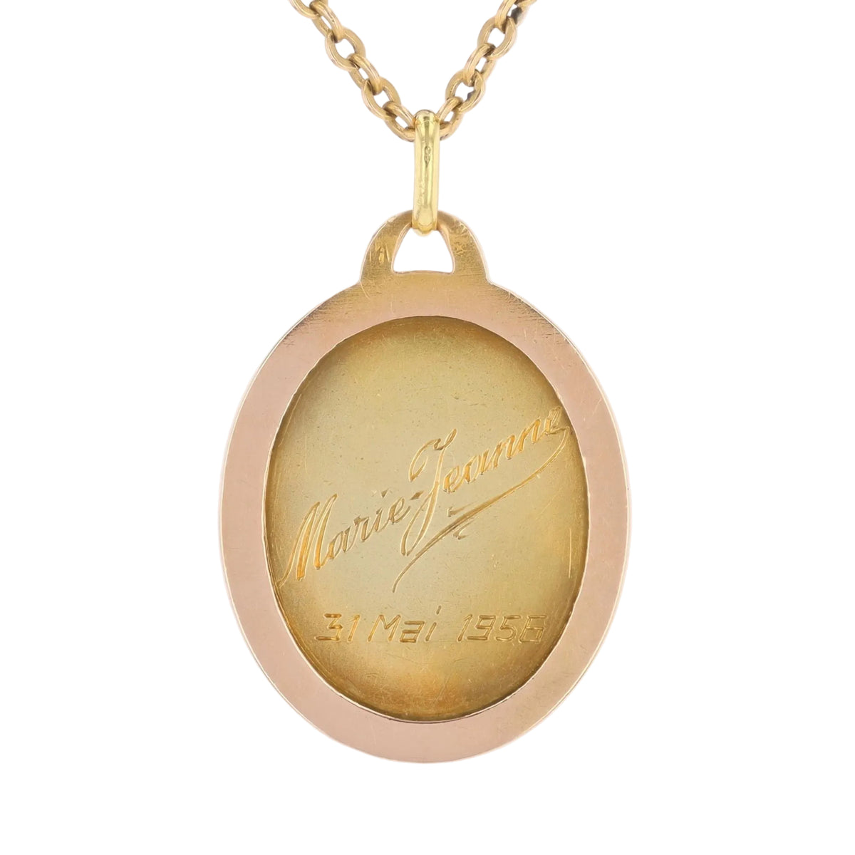 LASSERRE Medal in yellow gold