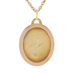 LASSERRE Medal in yellow gold