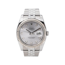 Rolex Montre Datejust Acier Diamant