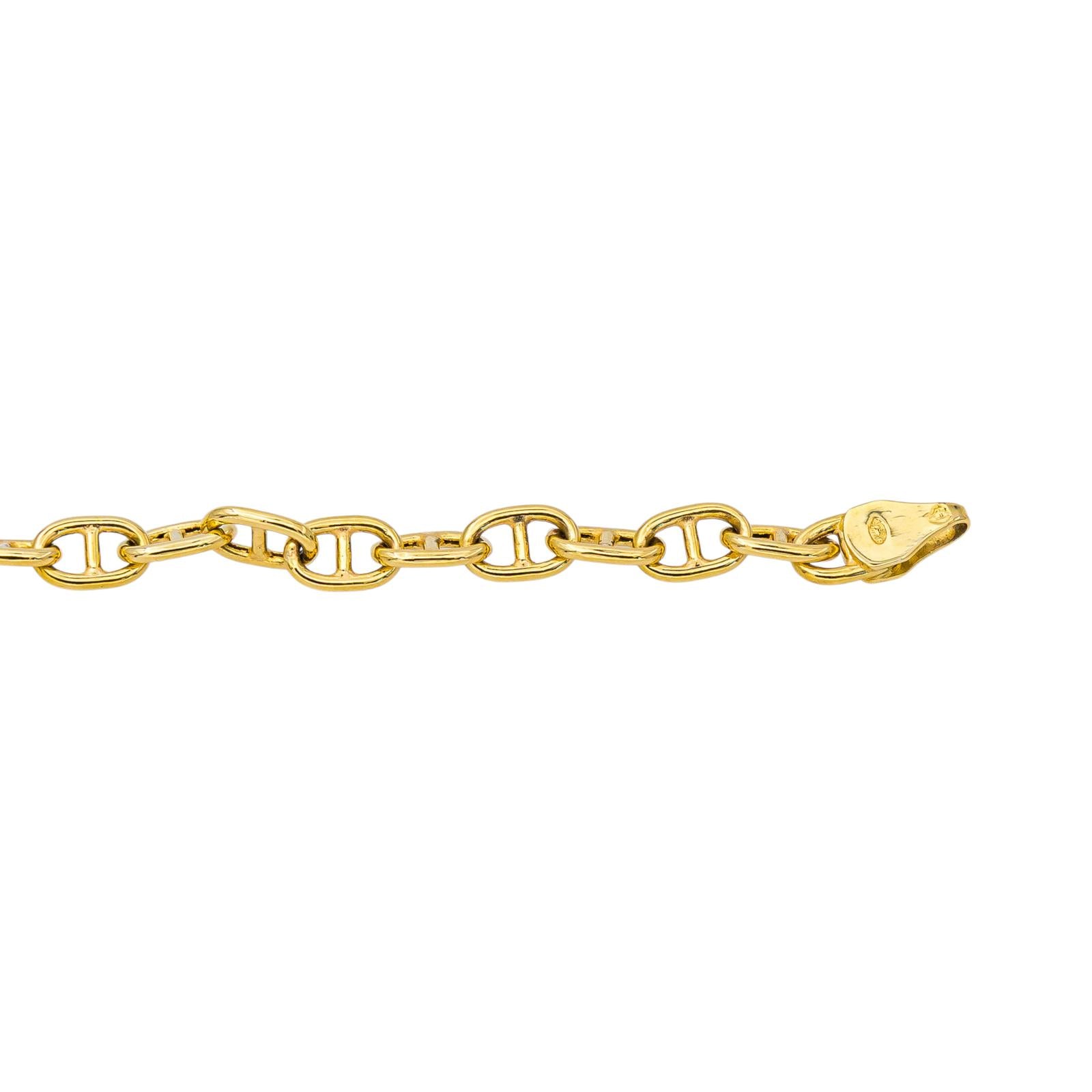 Yellow Gold Nautical Chain Necklace