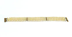Gold and Pearl Bracelet