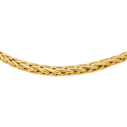 Collier Maille palmier Or jaune