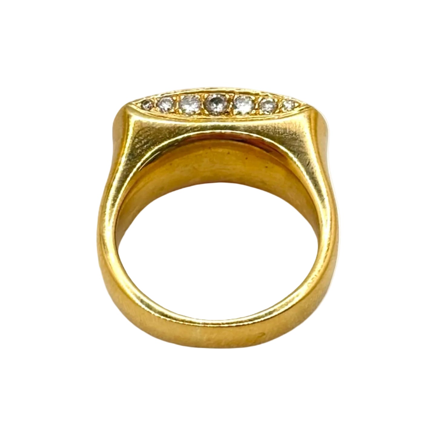 Yellow Gold and Diamond Ring