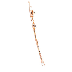 Yellow gold pendant with pearls and sapphires