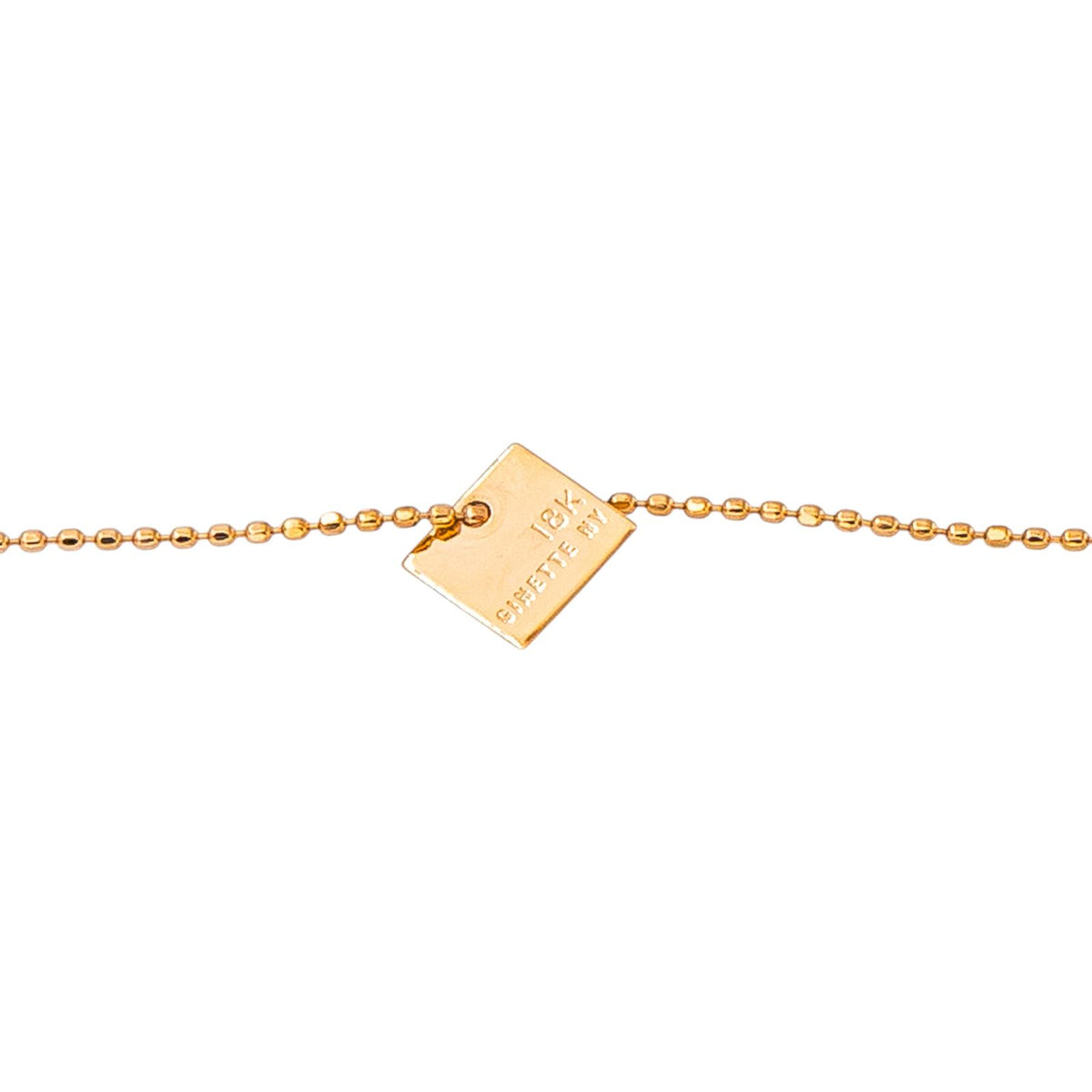 Ginette NY "Négligé" Necklace  Rose gold with Diamonds