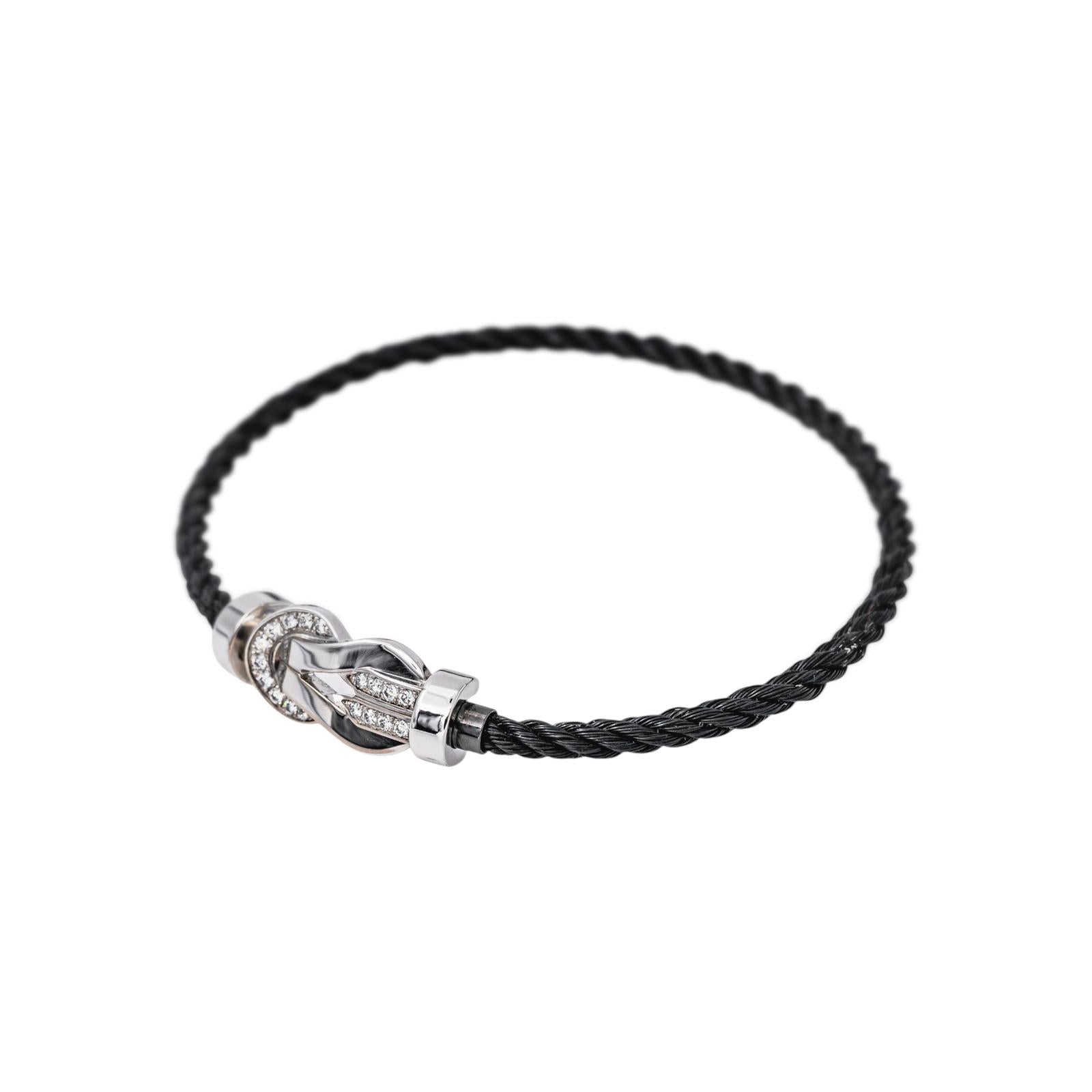 Fred Bracelet Chance Infinie Or blanc Diamant