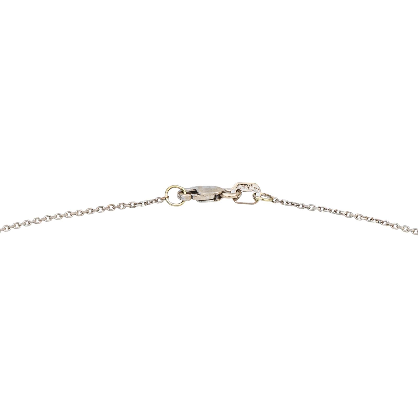 Collier Or blanc Diamant