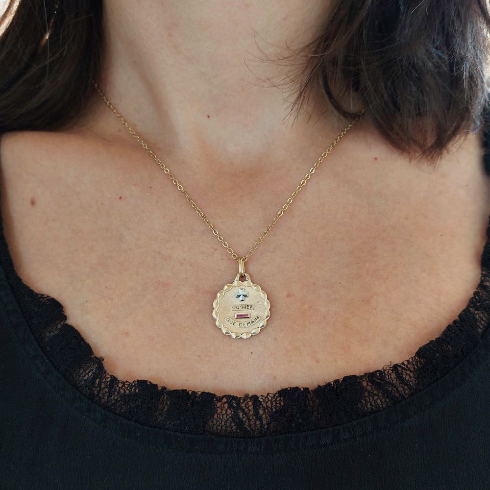 A.Augis, médaille d'Amour or 18k - Castafiore