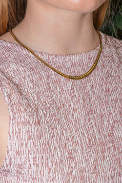 Collier Maille anglaise Or jaune