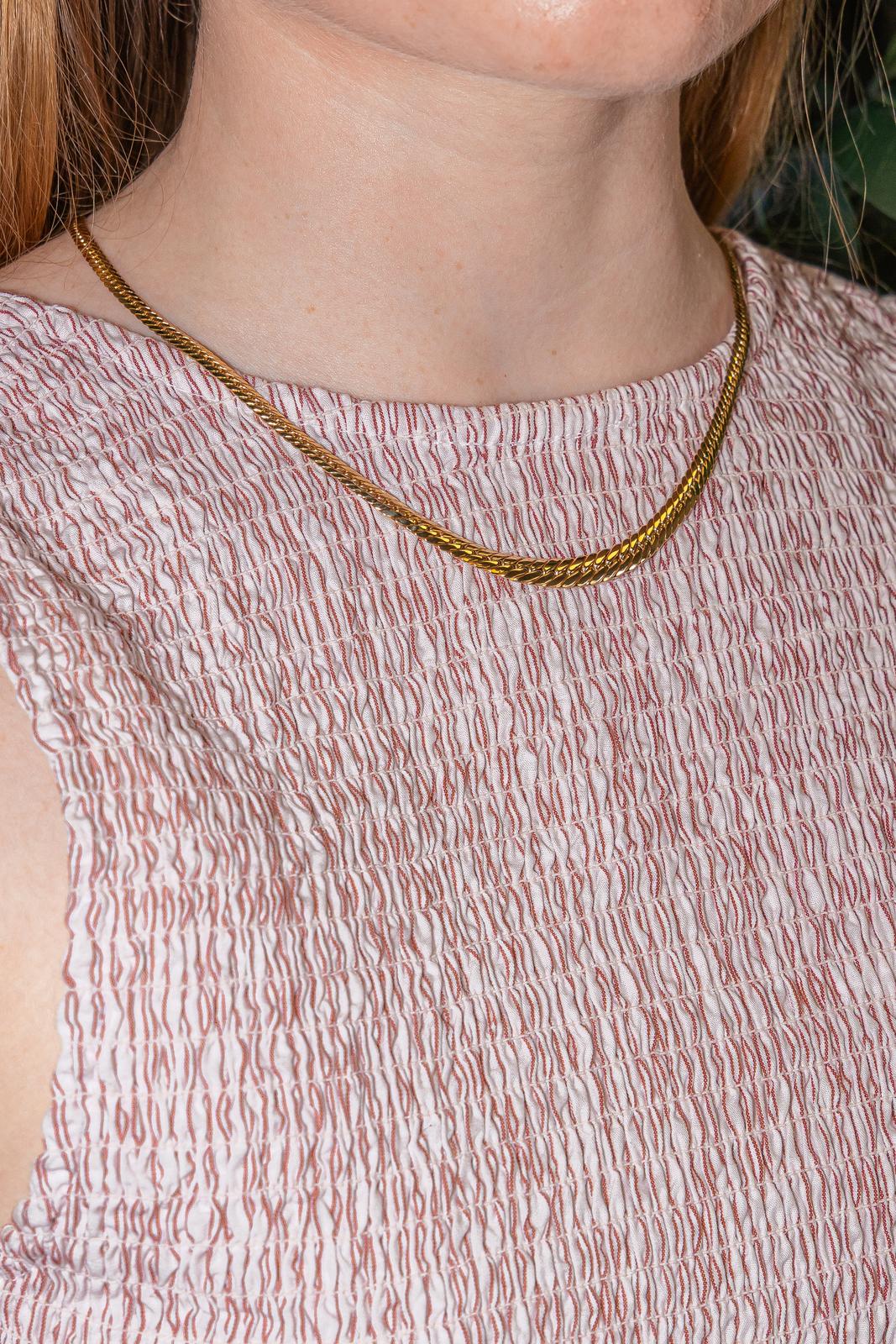 Collier Maille anglaise Or jaune