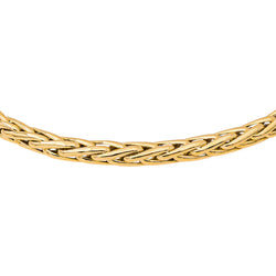 Collier Maille palmier Or jaune