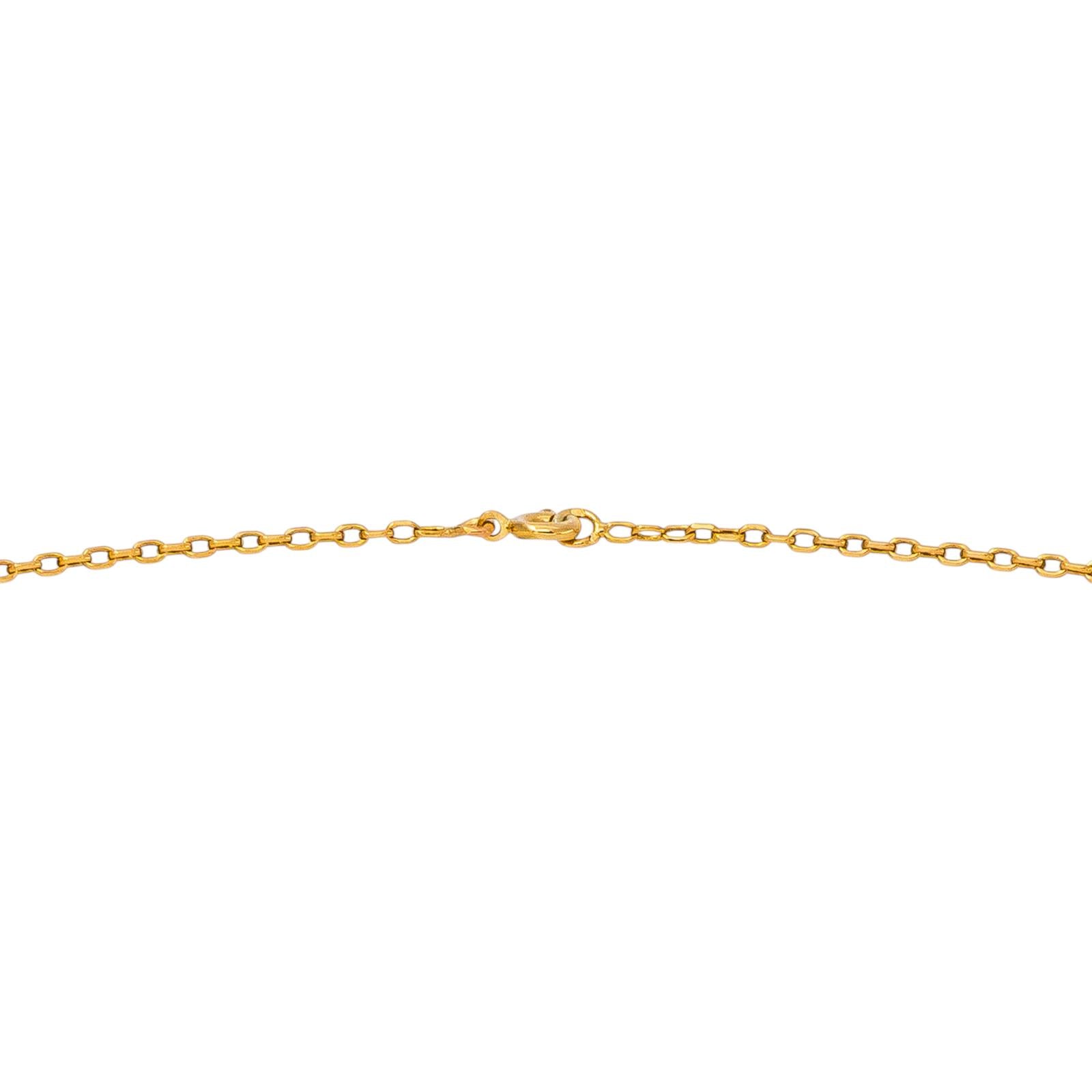 Yellow Gold Forçat Link Necklace