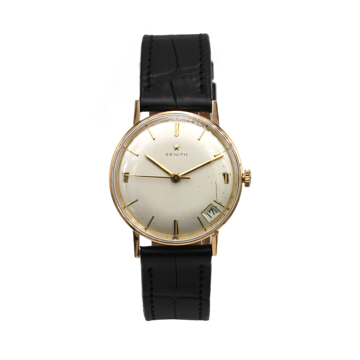 Montre ZÉNITH Stellina en or rose et cuir