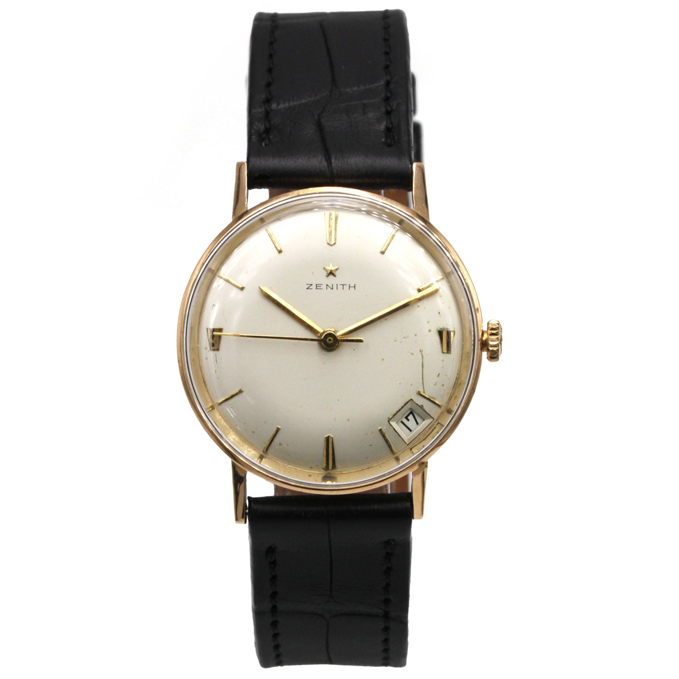 ZENITH "Stellina" Watch in Rose gold and Leather