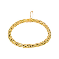 Bracelet Maille palmier Or jaune