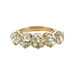 White Gold and Diamond Wedding Band