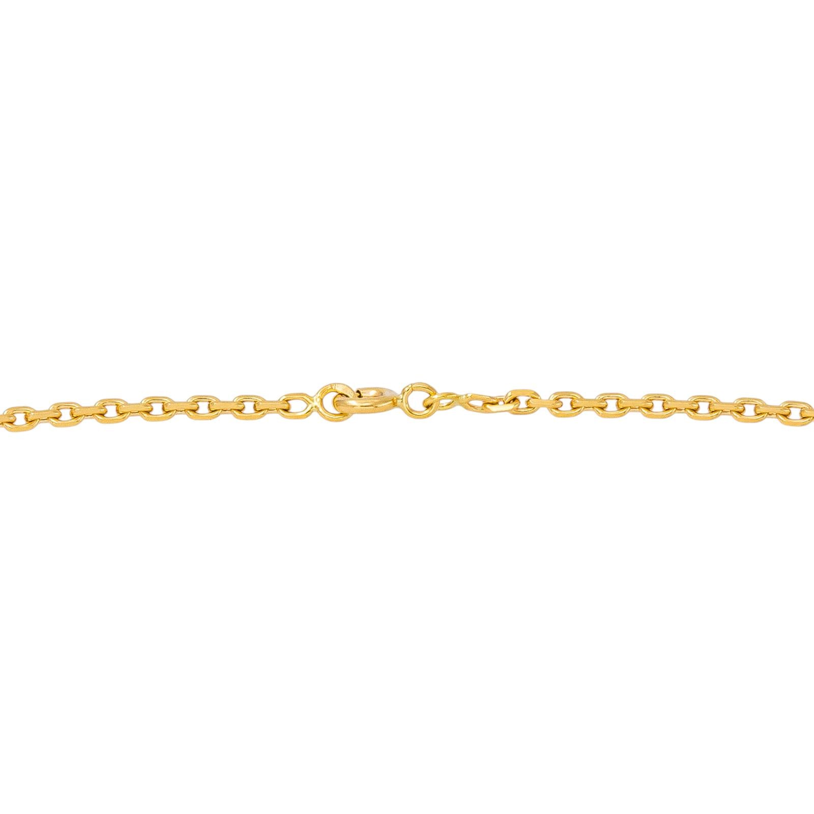 Yellow Gold Forçat Link Necklace