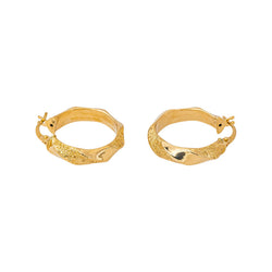 Yellow gold Hoop earrings