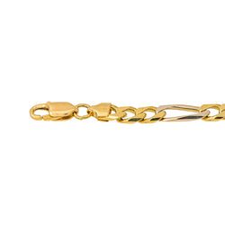 Yellow Gold Figaro Chain Necklace