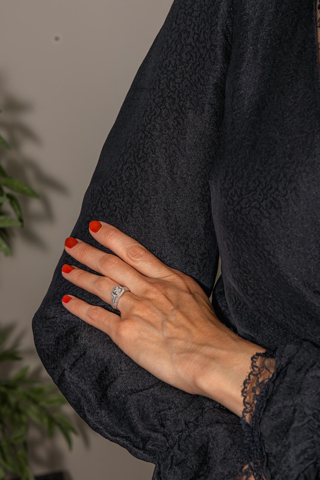 White Gold Diamond Ring