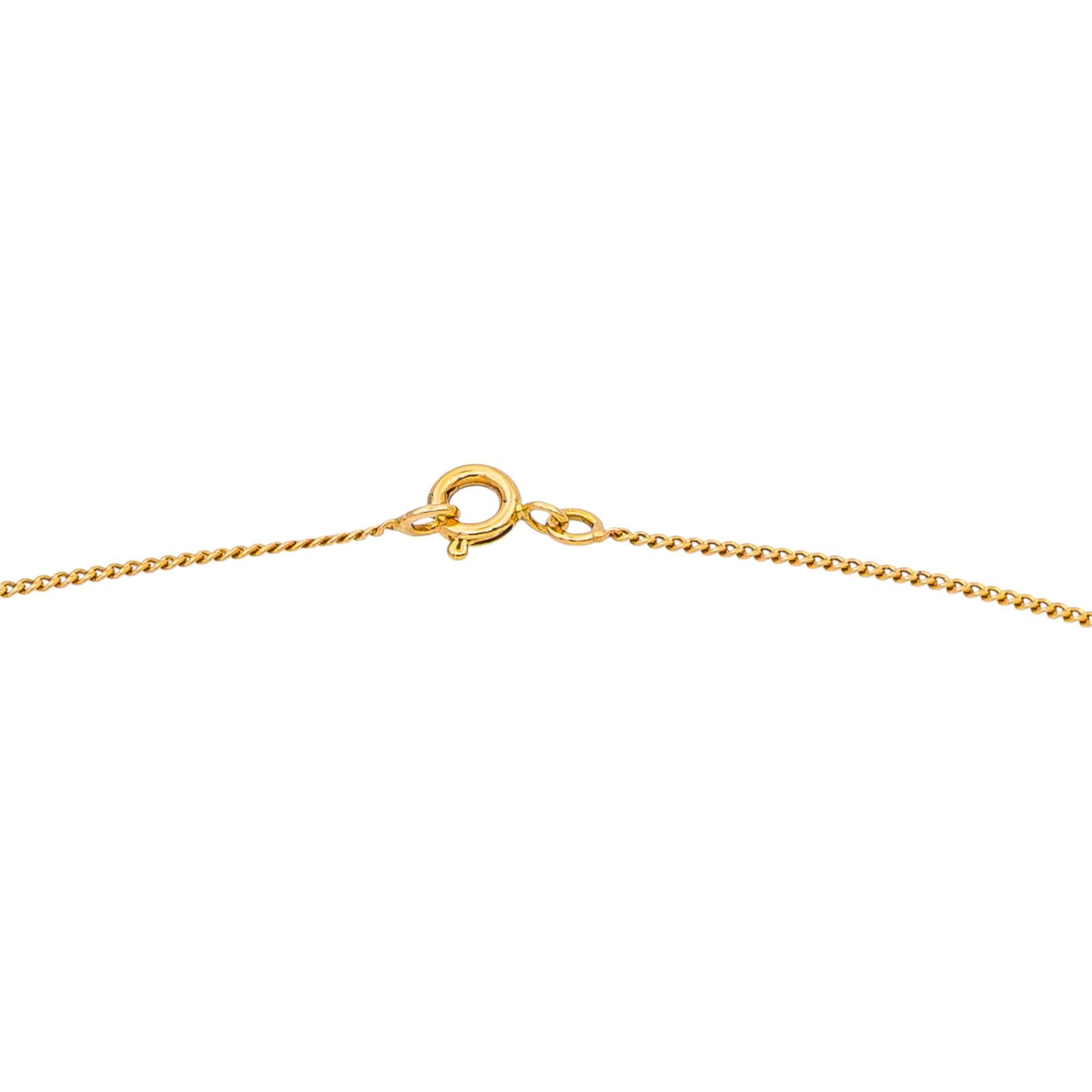 Collier Or jaune Diamant