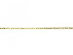 Yellow gold chain with marine-style links