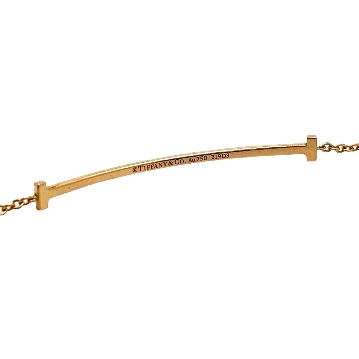 Bracelet TIFFANY & CO. T en or jaune et diamants
