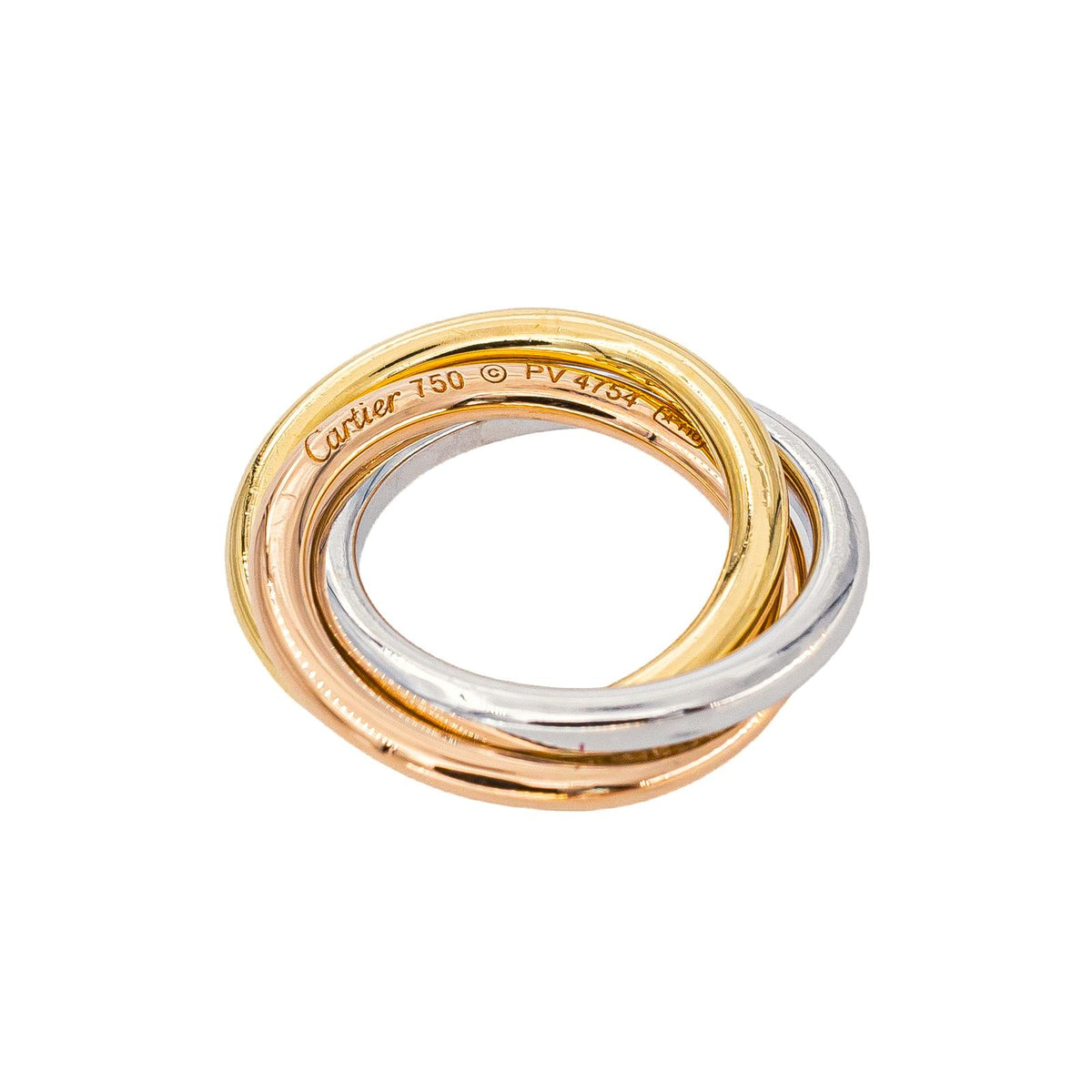 Cartier Trinity Yellow Gold Diamond Cord Bracelet