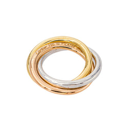 Cartier Trinity Yellow Gold Diamond Cord Bracelet