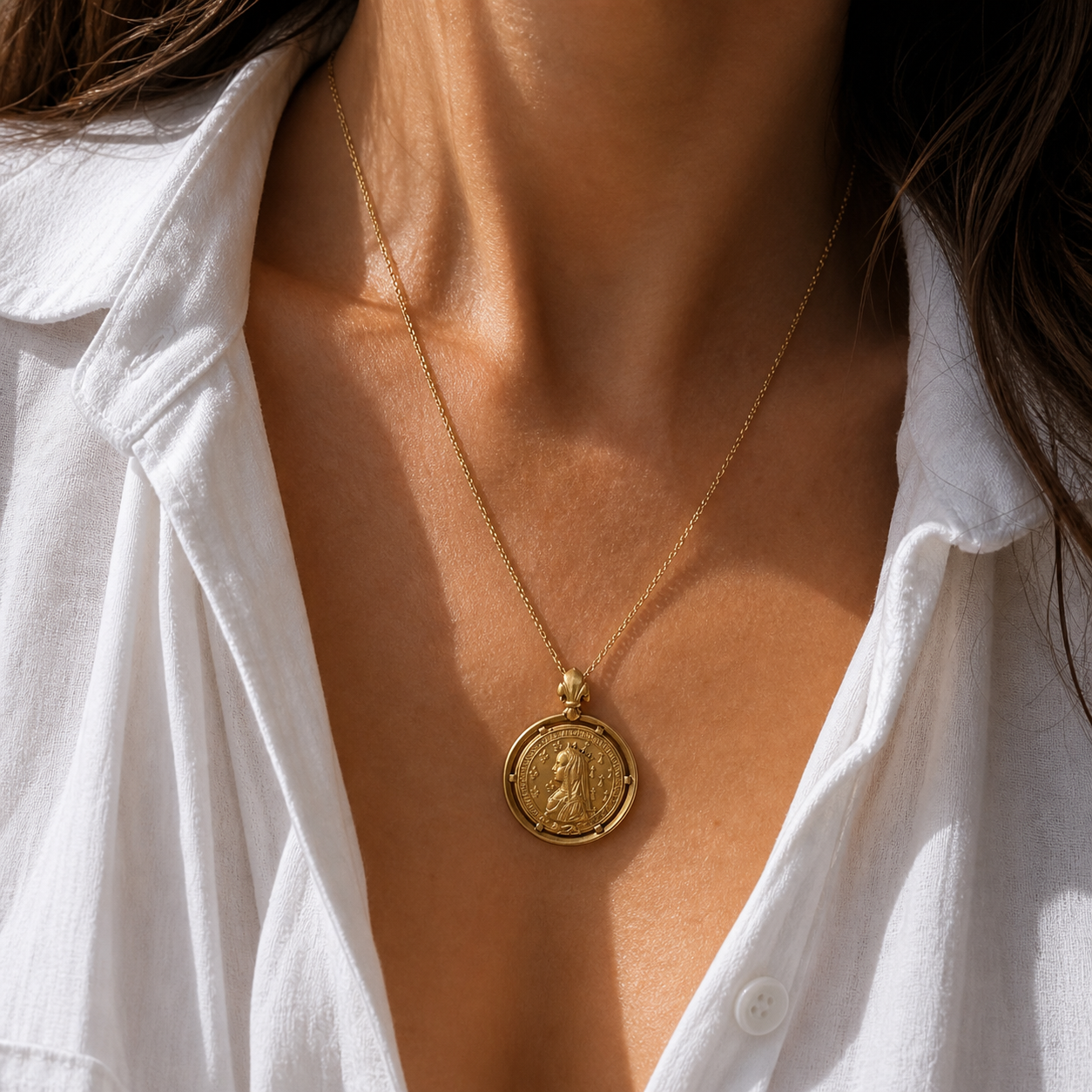 Yellow gold Medal