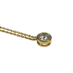 Yellow Gold and Diamond Pendant Necklace