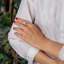 White gold Ruby Ring