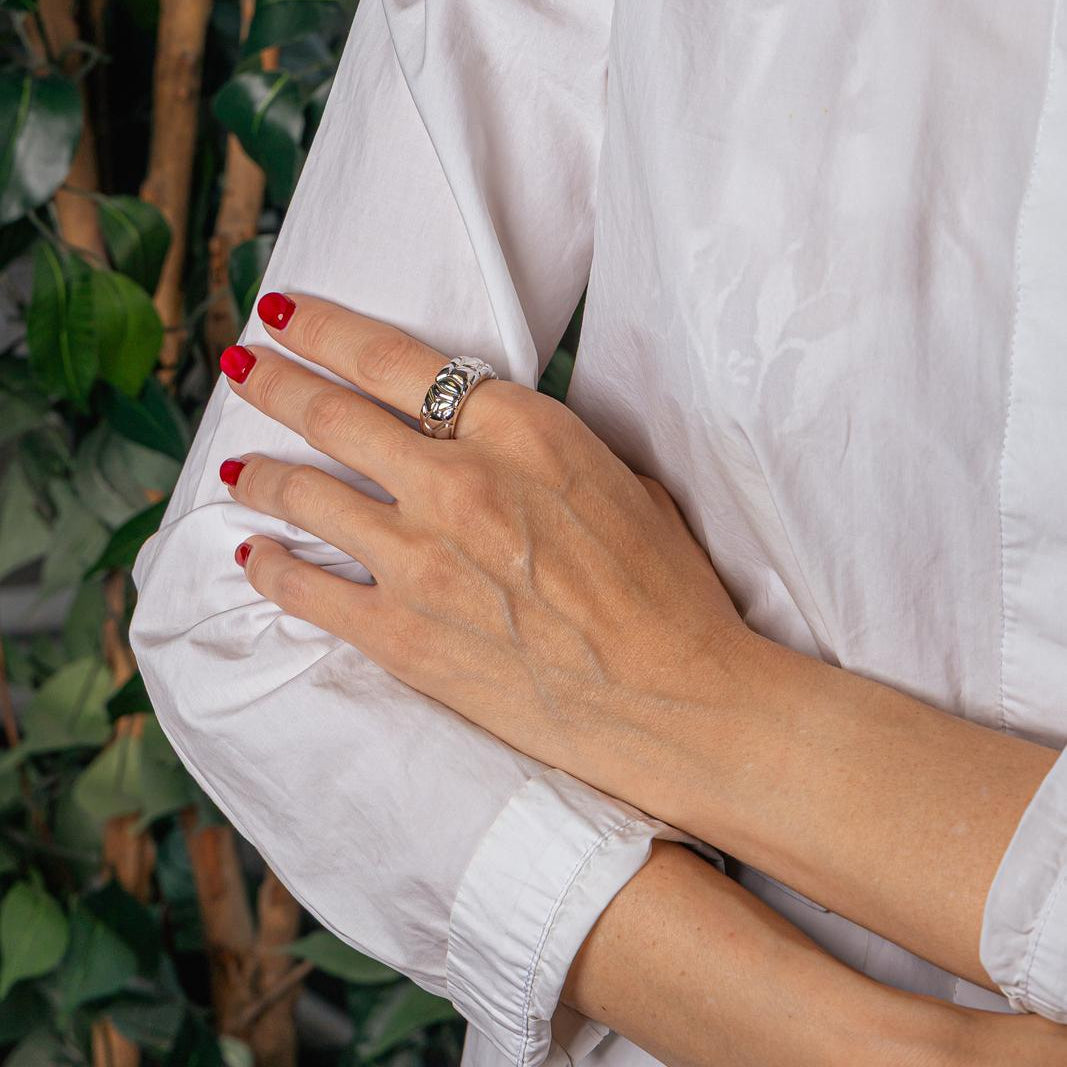 White gold Ruby Ring
