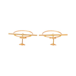 Hermès Loop Earrings in Rose gold