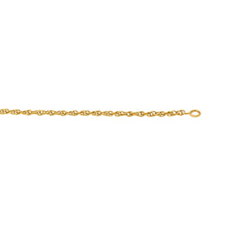 Double-Twisted Forçat Link Bracelet  Yellow gold