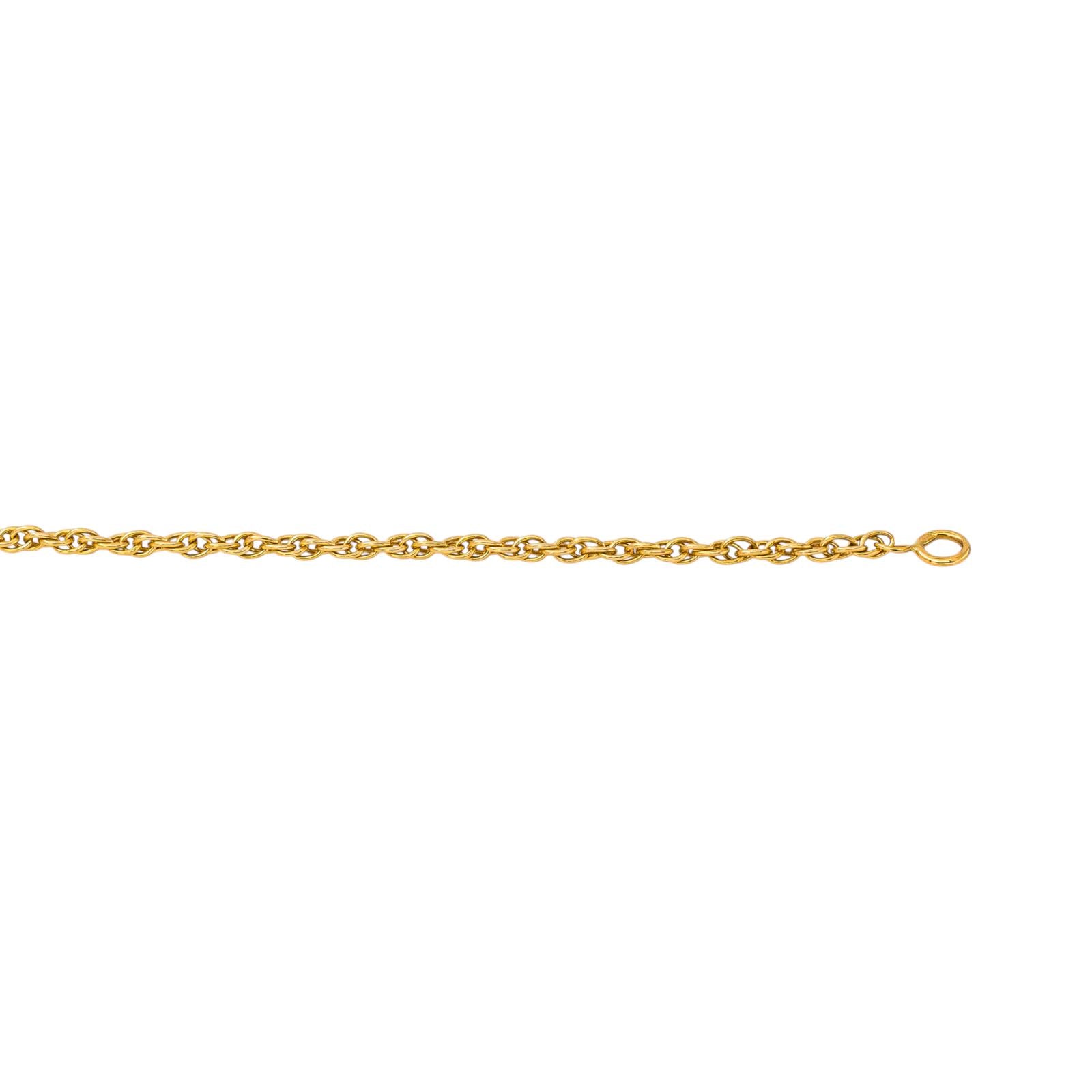 Double-Twisted Forçat Link Bracelet  Yellow gold