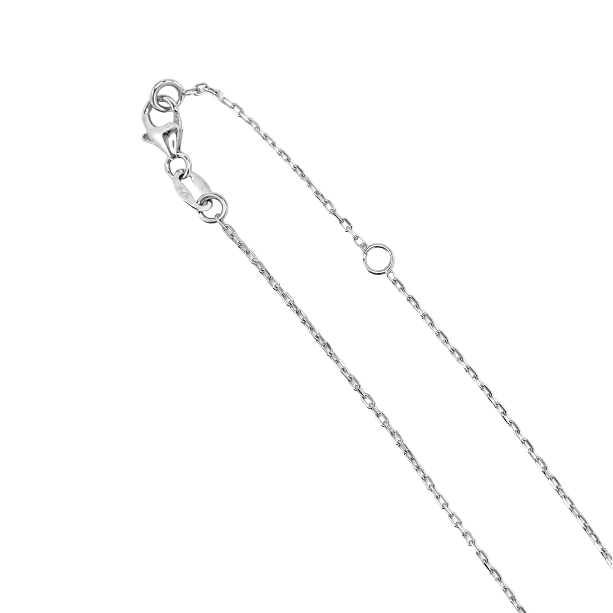 White Gold and Diamond Pendant Necklace