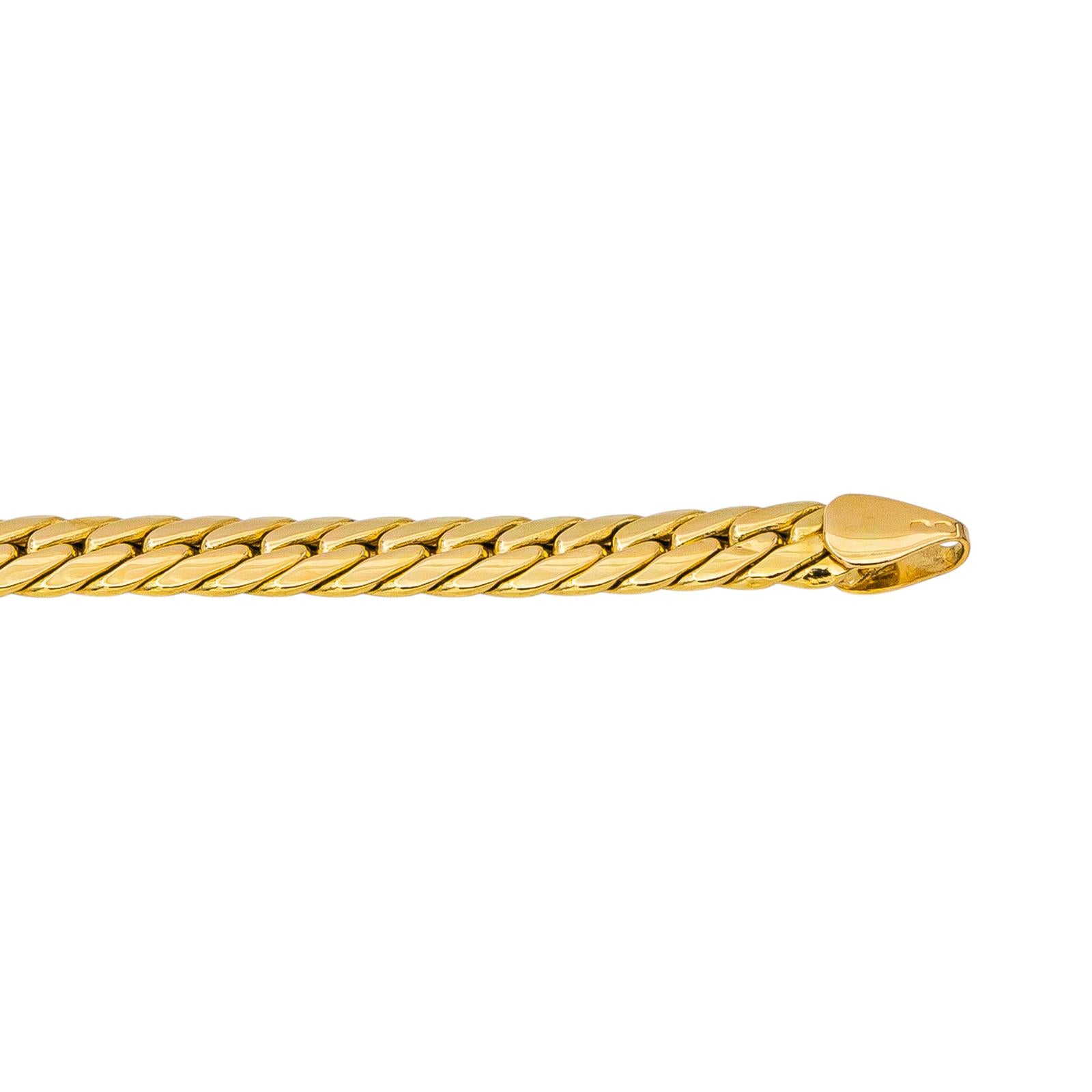 Yellow Gold English Link Necklace