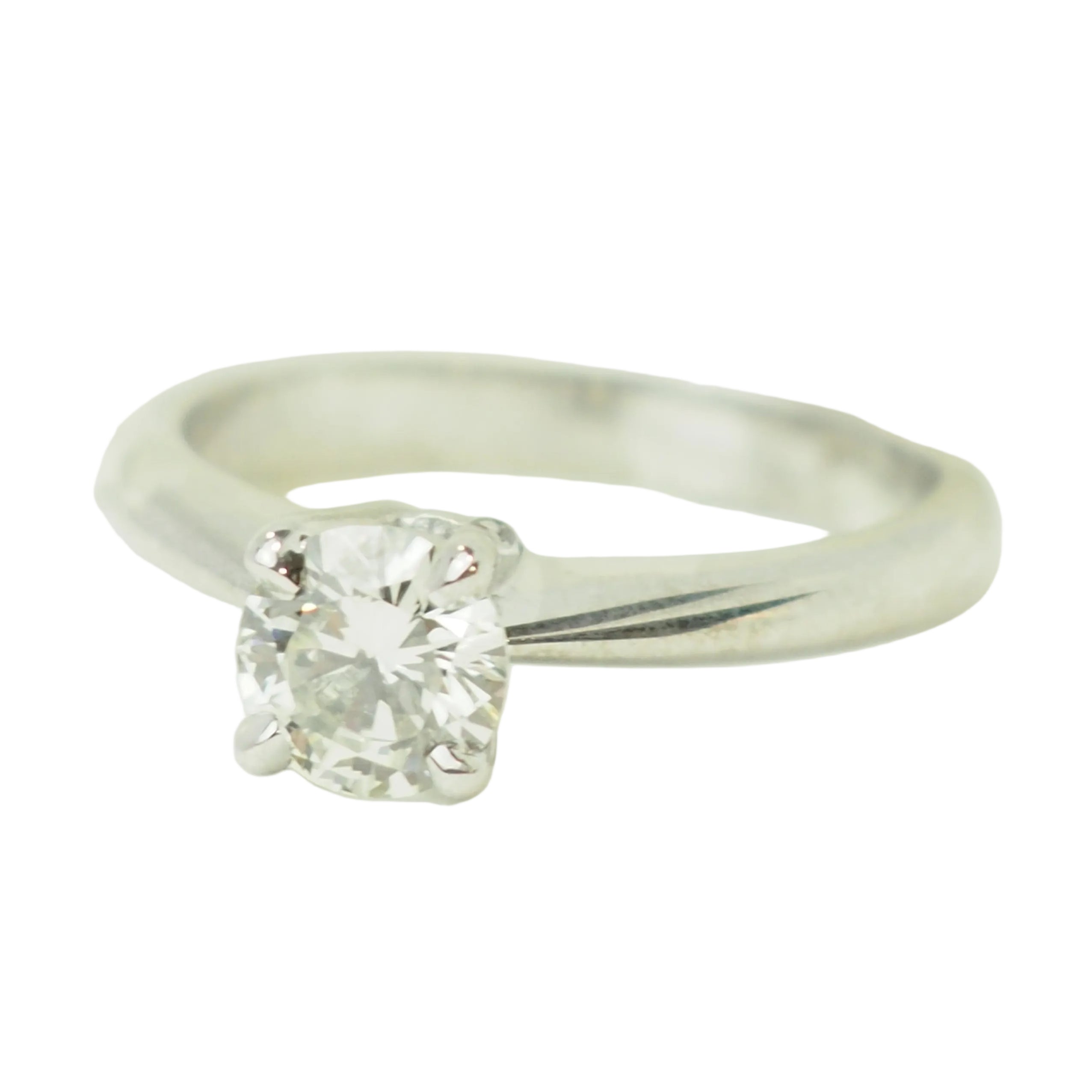 Bague Solitaire en or blanc et diamant